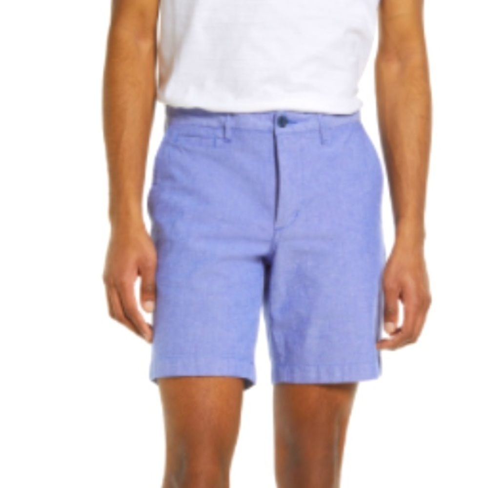 Nordstrom Cotton Stretch Chambray Short Size 33